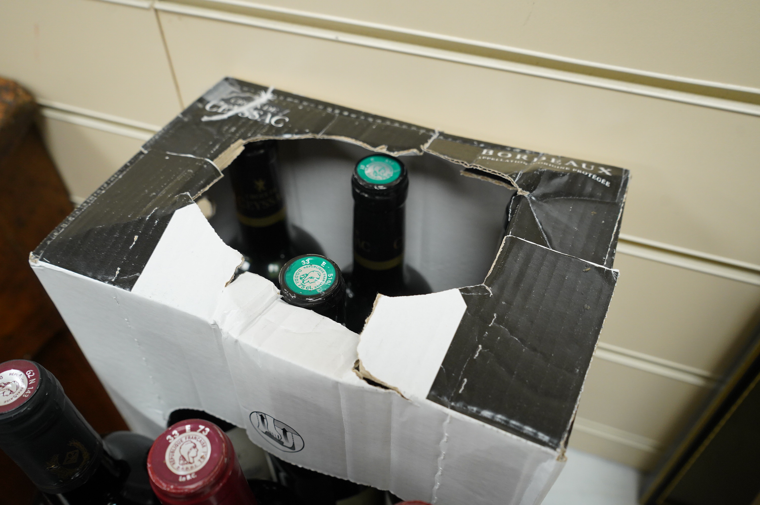 Six bottles of Croix de ceyssac, 2023 and another five bottles of various red wine
